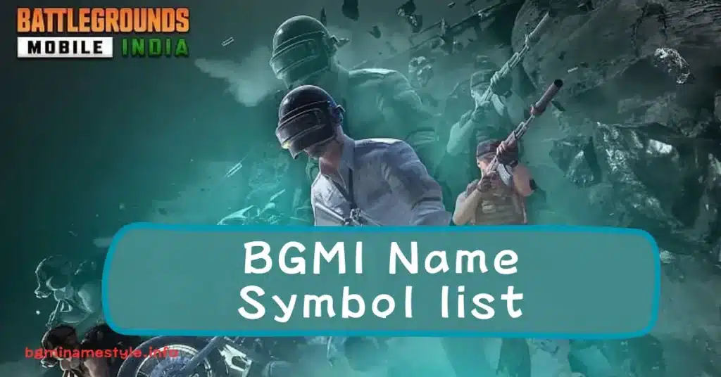 BGMI Symbol list